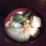 湯豆腐風蕎麦